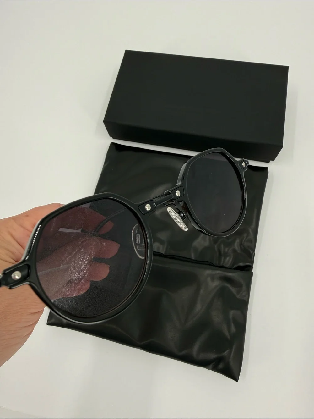 Carolina Lemke Berlin Eyewear Yogi Black Shiny w/ Luxury Premium Case CL3315-02